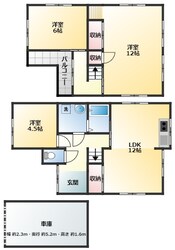 はびきの4丁目戸建ての物件間取画像